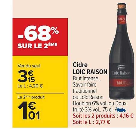 cidre Loïc raison