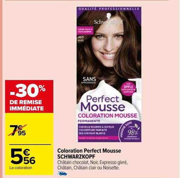 Coloration Perfect Mousse Schwarzkopf