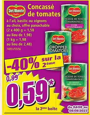 concassé de tomates del monte