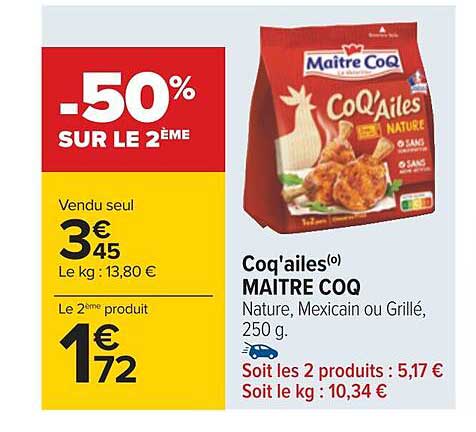 coq'ailes maître coq