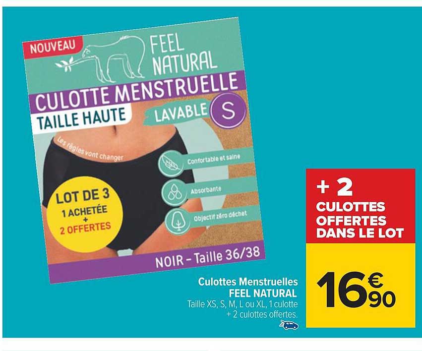 Culottes Menstruelles Feel Natural