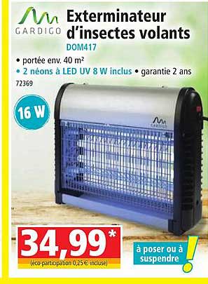 exterminateur d'insectes volants gardigo