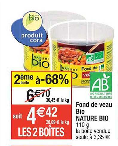 Fond De Veau Bio Nature Bio
