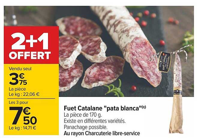 fuet catalane "pata blanca"