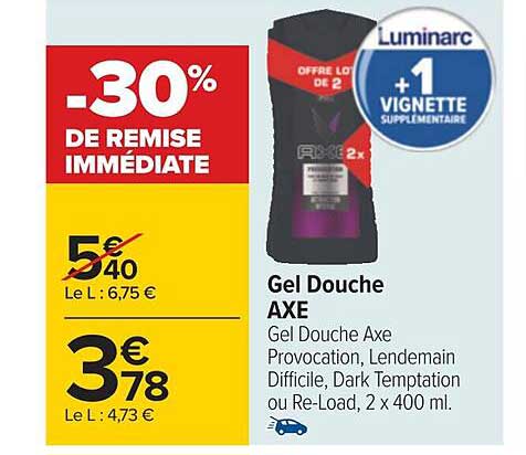 Gel Douche Axe