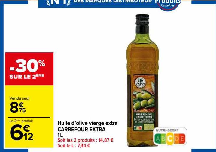 Huile D'olive Vierge Extra Carrefour Extra