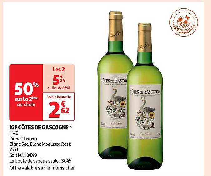 igp côtes de gascogne hve pierre chanau