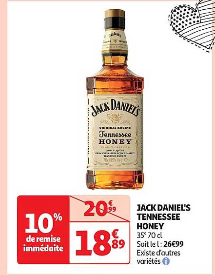 jack daniel's tennessee honey