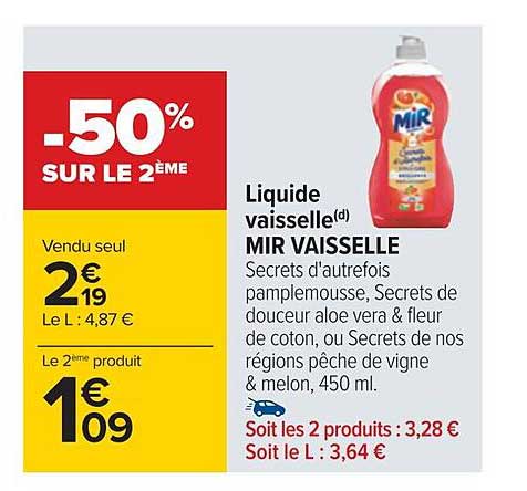 Liquide Vaisselle Mir Vaisselle