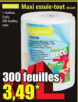 maxi essuie-tout décoré lalynea