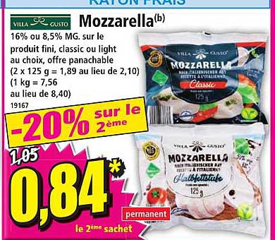 Mozzarella Villa Gusto