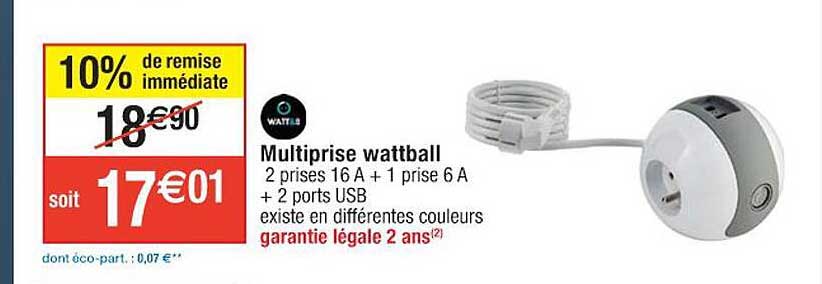 Multiprise Wattball