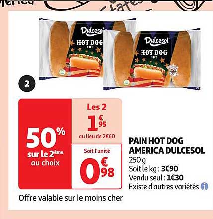 pain hot dog america dulcesol