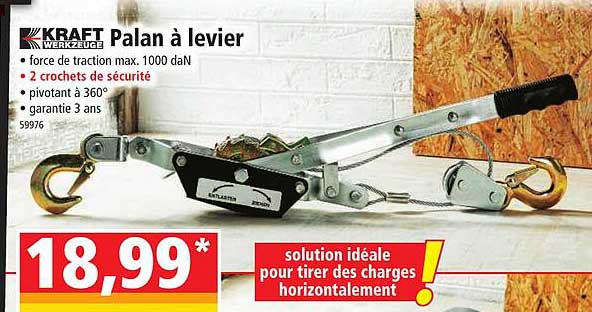 palan à levier kraft werkzeuge