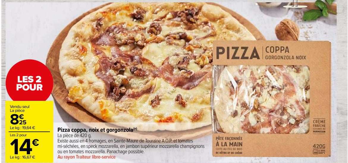 Pizza Coppa, Noix Et Gorgonzola