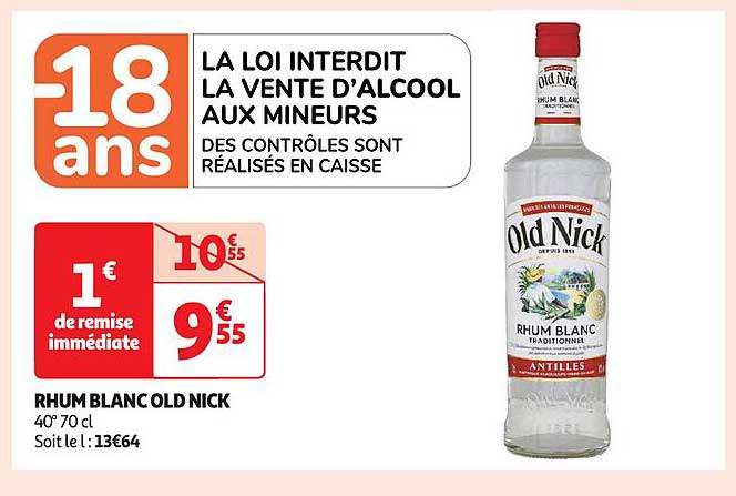 rhum blanc old nick