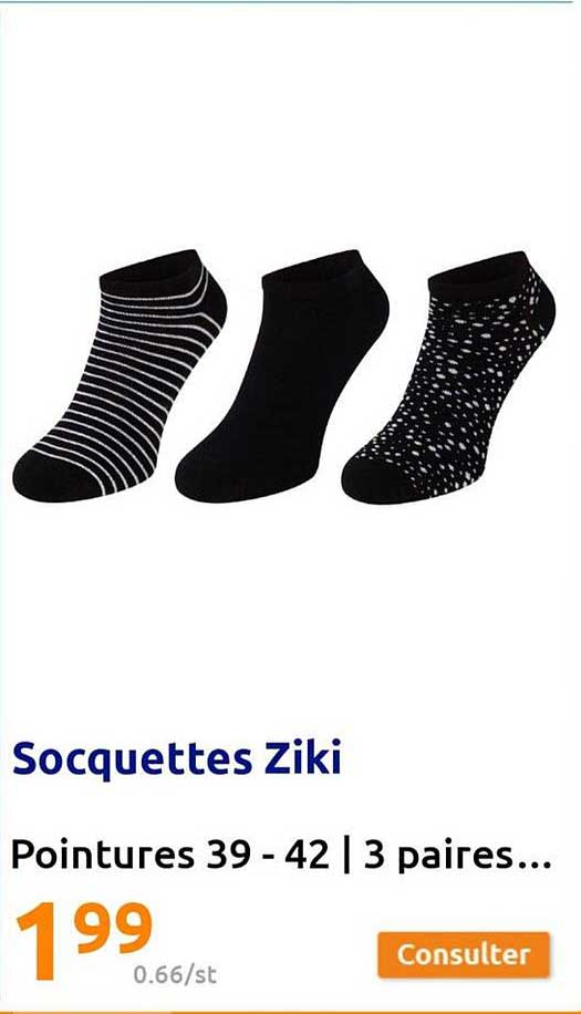Socquettes Ziki