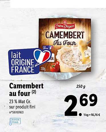 Camembert Au Four Chène D Argent