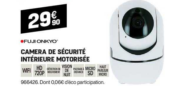 Camera De Sécurité Intérieure Motorisée Fuji Onkyo