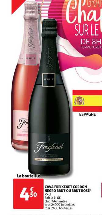 cava freixenet cordon negro brut ou brut rosé