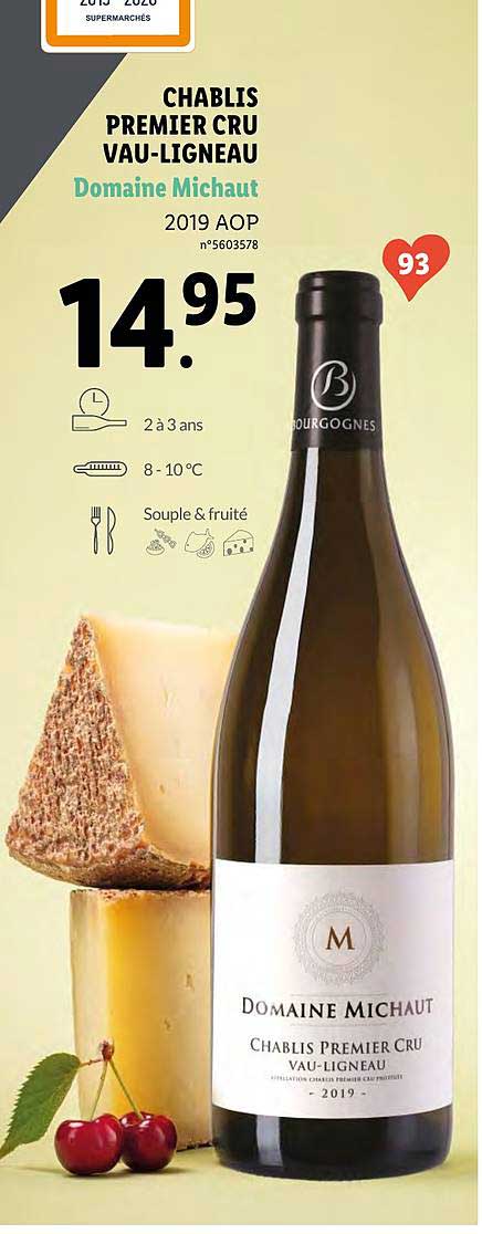 chabli premier cru domaine michaut
