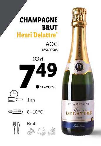 champagne brut henri delattre