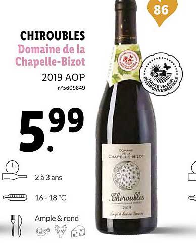 chiroubles domaine de la chapelle bizot