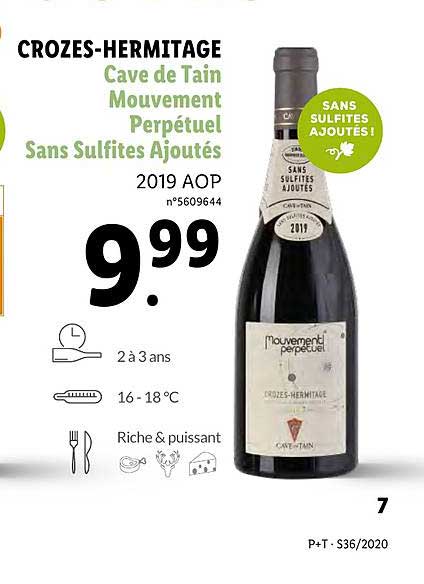 crozes hermitage cave de tain mouvement perpétuel