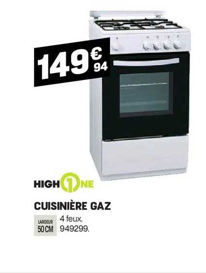 Cuisinière Gaz Highone