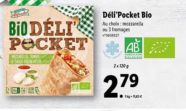 Deli Pocket Bio Alfredo