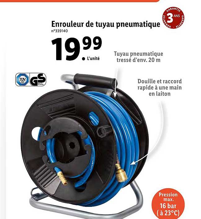 Enrouleur De Tuyau Pneumatique