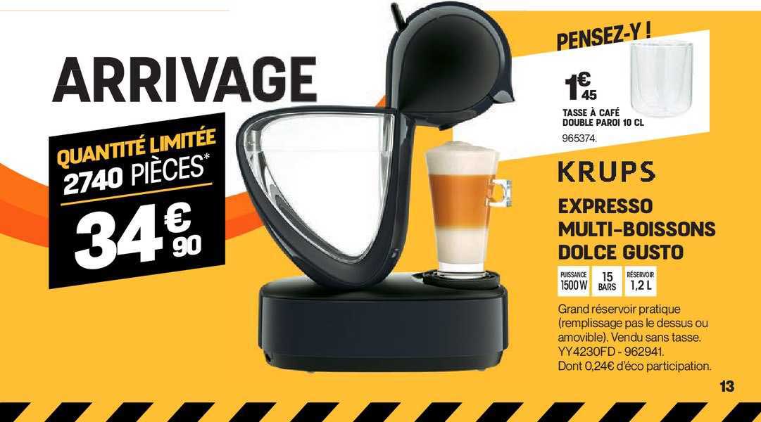 Expresso Multi Boissons Dolce Gusto Krups