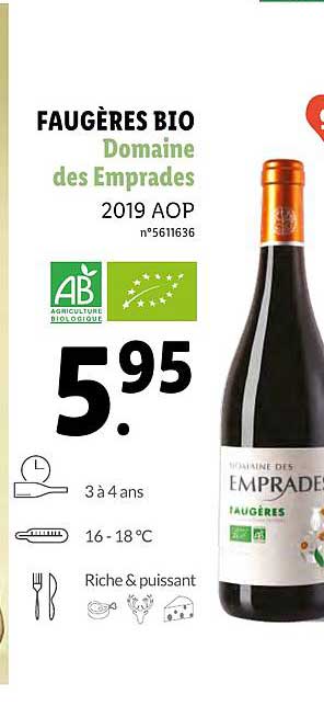 faugères bio domaines des emprades