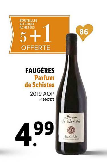 faugères parfum de schistes 5+1 offert