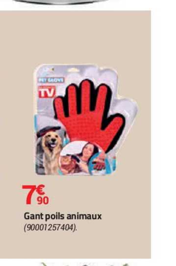 gant poils animaux