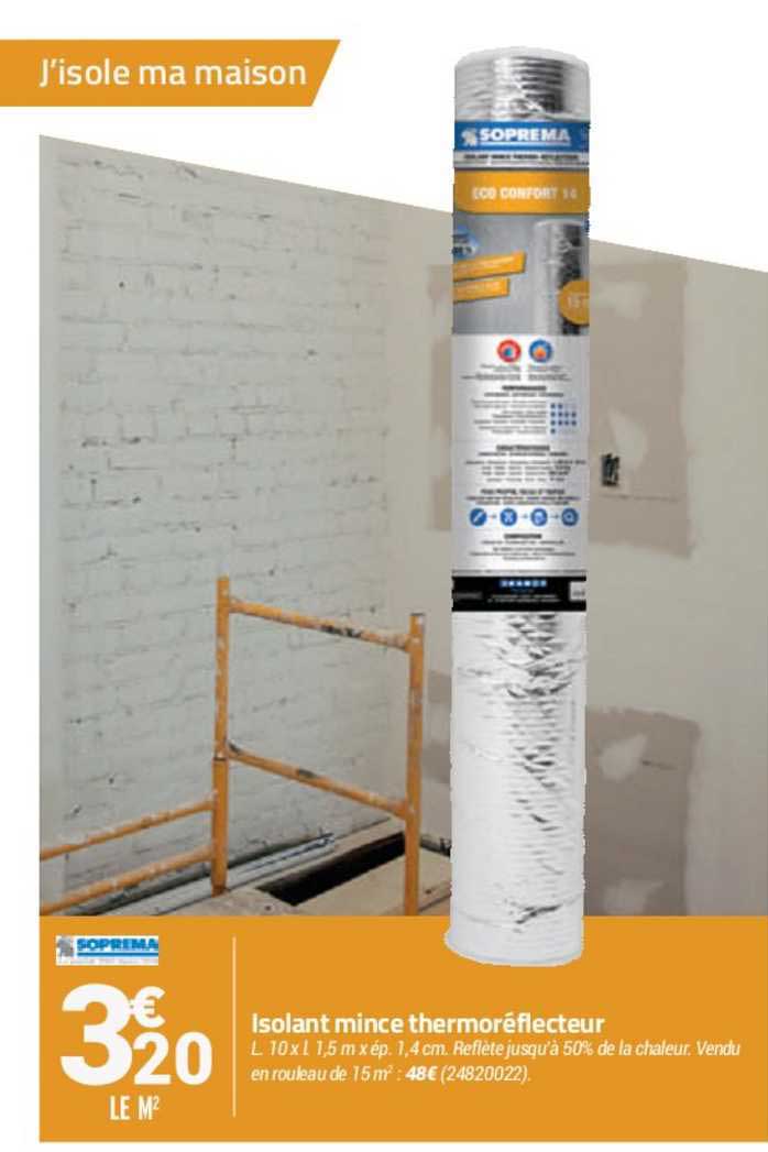 Isolant Mince Thermoréflecteur