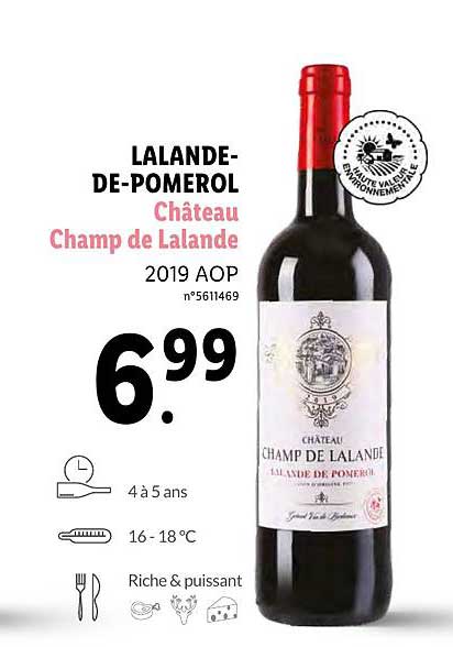 lalande de pomerol château champ de lalande