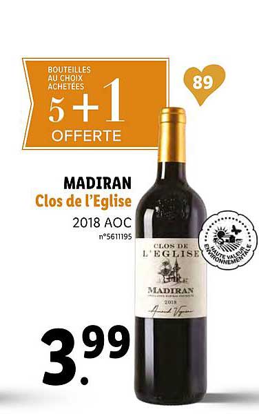 madiran clos de l'église 5+1 offerte