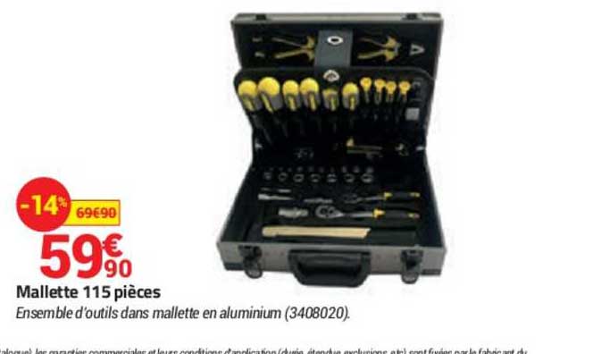 Mallette 115 Pièces