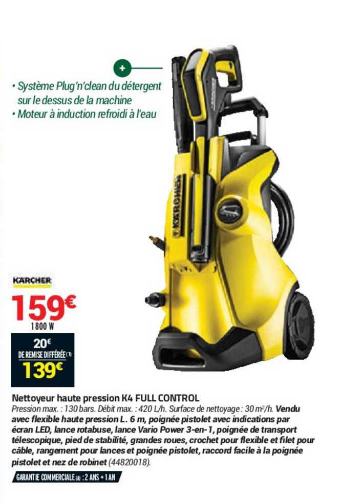 nettoyeur haute pression k4 full control kärcher