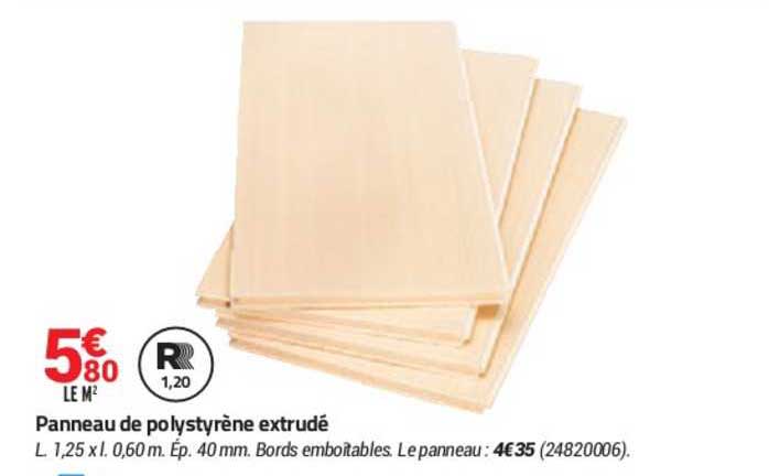 Panneau De Polystyrène Extrudé