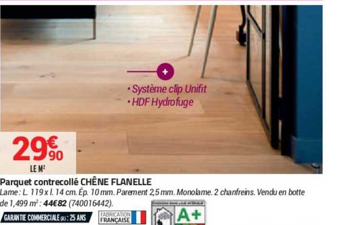 Parquet Contrecollé Chêne Flanelle