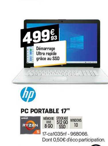 Pc Portable 17'' Hp