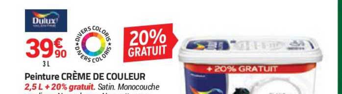 Peinture Crème De Couleur Dulux
