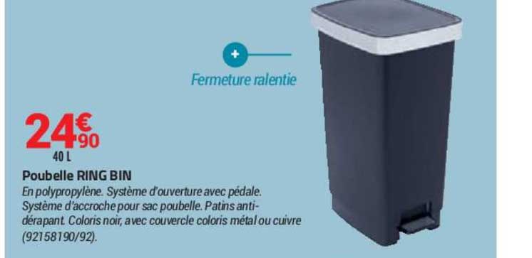 poubelle ring bin