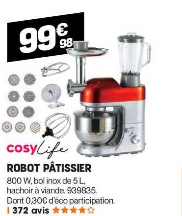 Robot Pâtissier Cosylife