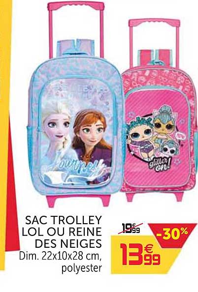 sac trolley lol ou reine des neiges