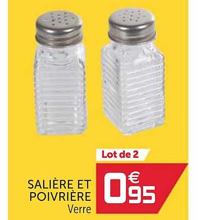 salière et poivière