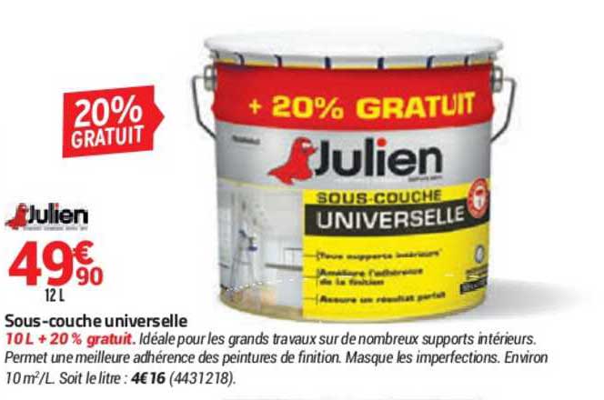 sous couche universelle julien