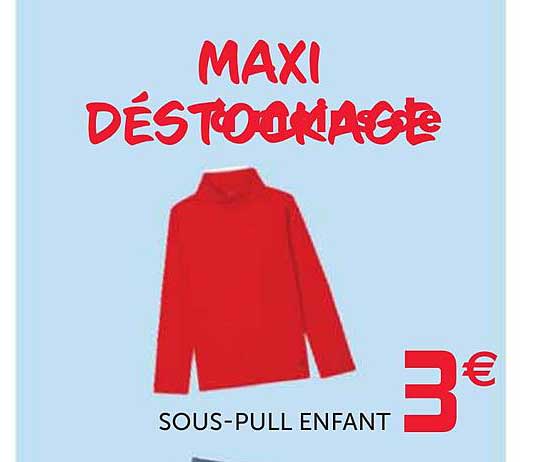 sous pull enfant